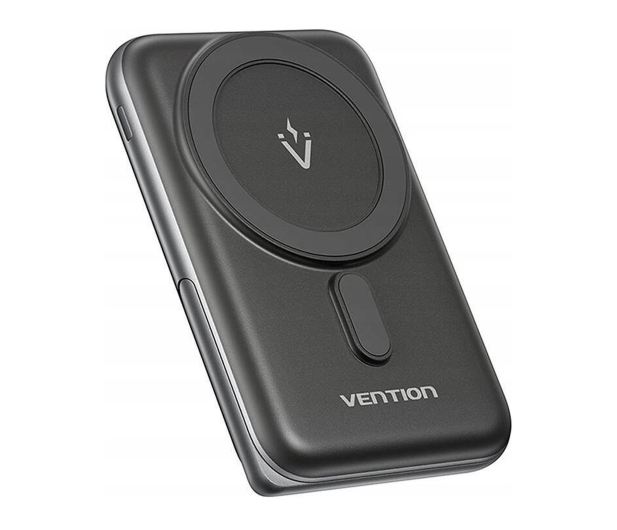 Vention Bezprzewodowy magnetyczny powerbank 20W PD 10000 mAh czarny - 1543375 - zdjęcie